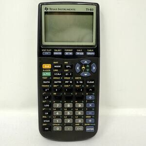 Texas Instruments TI-83 Plus Graphing Calculator School College SAT ACT Math